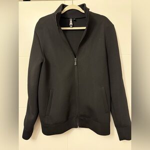 Topman black zip up jacket - size L